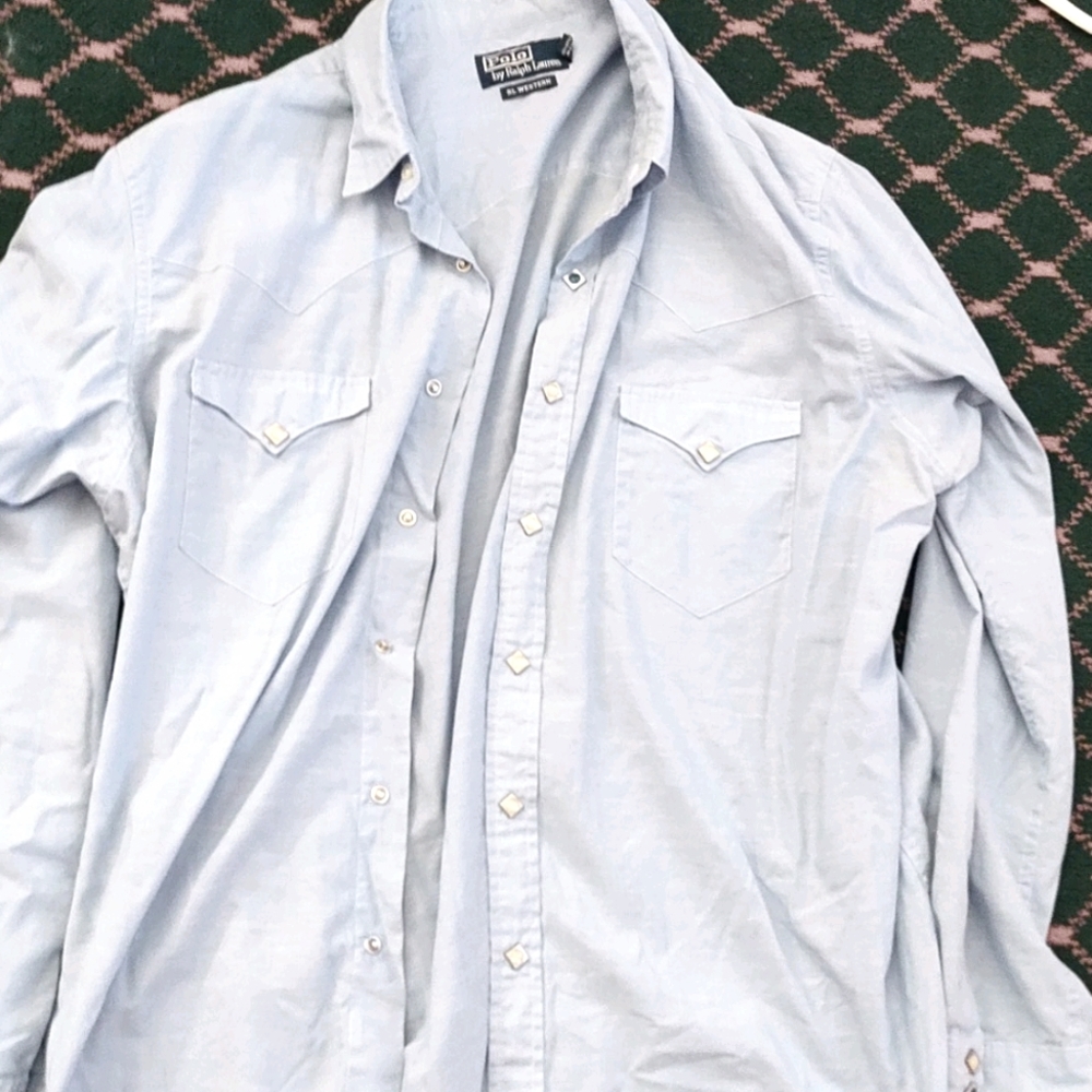 RL Polo Western Shirt with Pearl Buttons